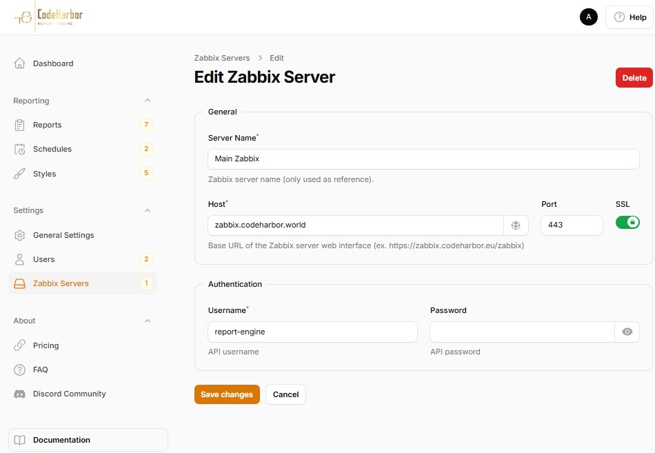 Zabbix Server