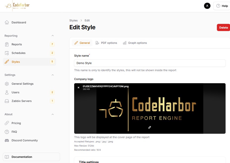 Report Style